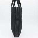 Salvatore Ferragamo Hand Bag Canvas Black Silver Auth bs33983-3