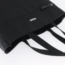Salvatore Ferragamo Hand Bag Canvas Black Silver Auth bs33983-6