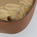 Salvatore Ferragamo Shoulder Bag PVC Canvas Beige Gold Auth bs33984-9