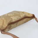 Salvatore Ferragamo Shoulder Bag PVC Canvas Beige Gold Auth bs33984-6