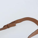 Salvatore Ferragamo Shoulder Bag PVC Canvas Beige Gold Auth bs33984-8