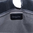Christian Dior Hand Bag Nylon Black Silver Auth bs33989-17