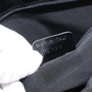 Christian Dior Hand Bag Nylon Black Silver Auth bs33989-25