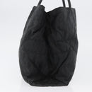 Christian Dior Hand Bag Nylon Black Silver Auth bs33989-3