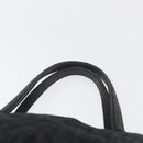 Christian Dior Hand Bag Nylon Black Silver Auth bs33989-8