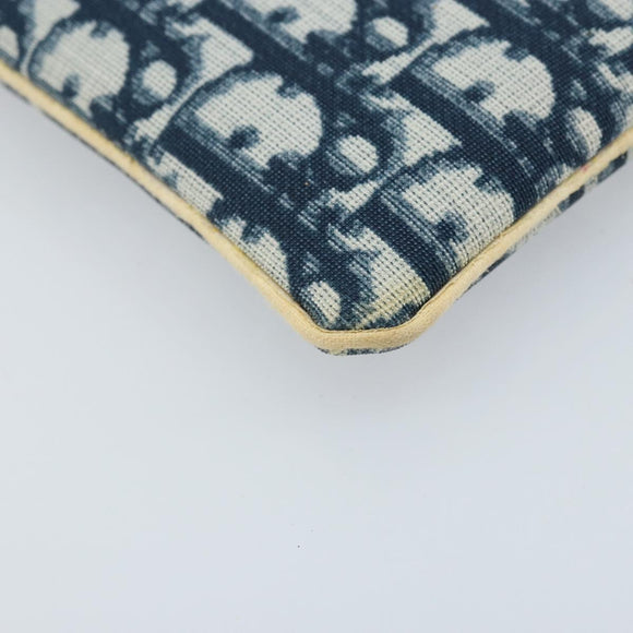 Christian Dior Trotter Canvas Pouch Umhängetasche Navy Auth bs33991