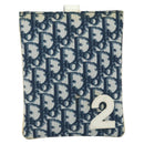 Christian Dior Trotter Canvas Pouch Umhängetasche Navy Auth bs33991-13