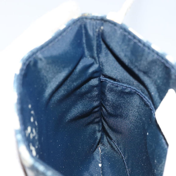 Christian Dior Trotter Canvas Pouch Umhängetasche Navy Auth bs33991