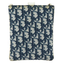 Christian Dior Trotter Canvas Pouch Umhängetasche Navy Auth bs33991-2