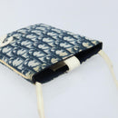 Christian Dior Trotter Canvas Pouch Umhängetasche Navy Auth bs33991-6