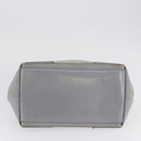 BALENCIAGA Tote Bag Canvas Leather Gray Silver 339933 Auth bs33993-6