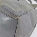 BALENCIAGA Tote Bag Canvas Leather Gray Silver 339933 Auth bs33993-14