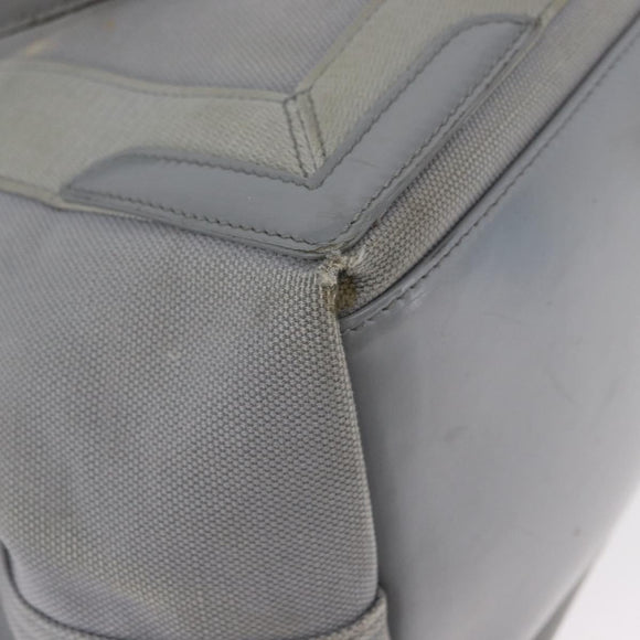 BALENCIAGA Tote Bag Canvas Leather Gray Silver 339933 Auth bs33993