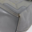 BALENCIAGA Tote Bag Canvas Leather Gray Silver 339933 Auth bs33993-16