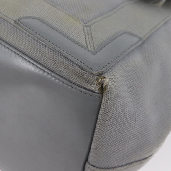BALENCIAGA Tote Bag Canvas Leather Gray Silver 339933 Auth bs33993