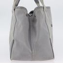 BALENCIAGA Tote Bag Canvas Leather Gray Silver 339933 Auth bs33993-5