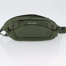 BALENCIAGA Body Bag Canvas Khaki 644035 Auth bs33995-5