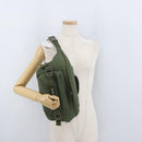 BALENCIAGA Body Bag Canvas Khaki 644035 Auth bs33995-26
