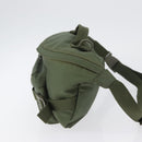 BALENCIAGA Body Bag Canvas Khaki 644035 Auth bs33995-3