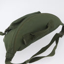 BALENCIAGA Body Bag Canvas Khaki 644035 Auth bs33995-6