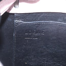 LOEWE Schultertasche Leder Rosa Silber Auth bs33996-19