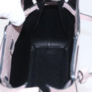 LOEWE Schultertasche Leder Rosa Silber Auth bs33996-21