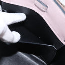 LOEWE Schultertasche Leder Rosa Silber Auth bs33996-22