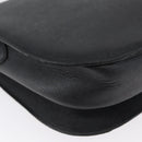 SAINT LAURENT Shoulder Bag Leather Black Gold Auth bs33997-12