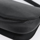 SAINT LAURENT Shoulder Bag Leather Black Gold Auth bs33997-13