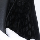 SAINT LAURENT Shoulder Bag Leather Black Gold Auth bs33997-18