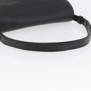 SAINT LAURENT Shoulder Bag Leather Black Gold Auth bs33997-7