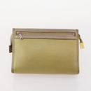 SAINT LAURENT Clutch Bag Leather 2 Set Brown CC Auth bs34000-11