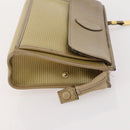 SAINT LAURENT Clutch Bag Leather 2 Set Brown CC Auth bs34000-12