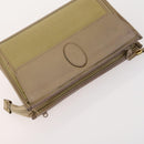 SAINT LAURENT Clutch Bag Leather 2 Set Brown CC Auth bs34000-13