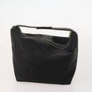 FENDI Pecan Canvas Zucchino Canvas Hand Bag 3 Set Black Brown Auth bs34001-10