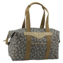 SAINT LAURENT Tote Bag PVC Canvas Gray Auth bs34002-1