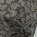 SAINT LAURENT Tote Bag PVC Canvas Gray Auth bs34002-15