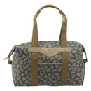 SAINT LAURENT Tote Bag PVC Canvas Gray Auth bs34002-13