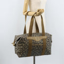 SAINT LAURENT Tote Bag PVC Canvas Gray Auth bs34002-21
