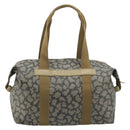 SAINT LAURENT Tote Bag PVC Canvas Gray Auth bs34002-2
