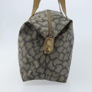 SAINT LAURENT Tote Bag PVC Canvas Gray Auth bs34002-4