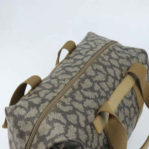 SAINT LAURENT Tote Bag PVC Canvas Gray Auth bs34002