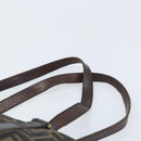 FENDI Zucca Canvas Tote Bag Black Brown Auth bs34003-14