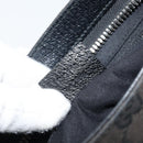 GUCCI GG Canvas Shoulder Bag Black Silver 122793 Auth bs34005-23