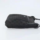 GUCCI GG Canvas Shoulder Bag Black Silver 122793 Auth bs34005-4