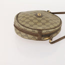 GUCCI GG Supreme Shoulder Bag Leather 2 Set Brown Auth bs34006-11