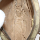 GUCCI GG Supreme Shoulder Bag Leather 2 Set Brown Auth bs34006-16