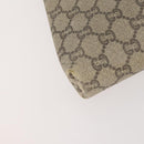 GUCCI GG Supreme Shoulder Bag Leather 2 Set Brown Auth bs34006-7