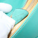 CELINE Shoulder Bag Leather Gold Emerald Green Auth bs34009-12