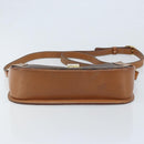 CELINE Macadam Canvas Shoulder Bag PVC Leather Brown Gold Auth bs34010-5